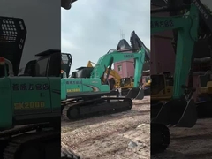 SK200-8 Digunakan Kobelco Excavators Ukuran Tengah 0,8m3 Ember Kapasitas 114KW